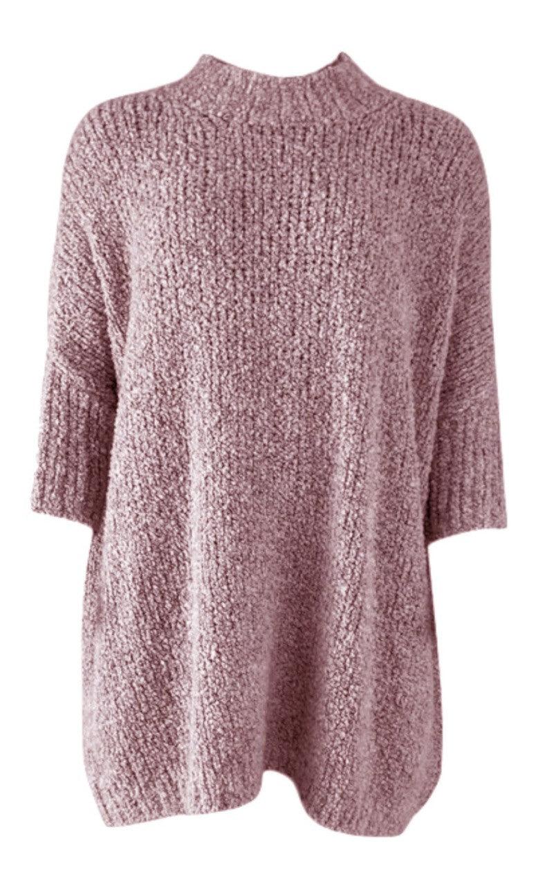 Black Colour Jumper - Teddy Oversized - Candy Floss