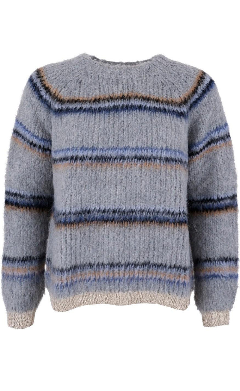 Black Colour Jumper - Thea - Grey