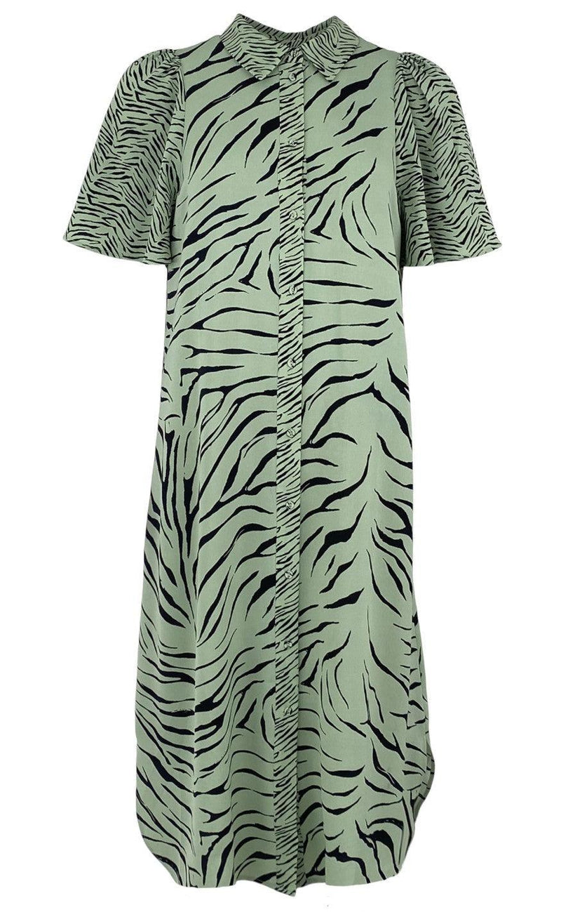 Black Colour Kjole - Cheryl - Light Green
