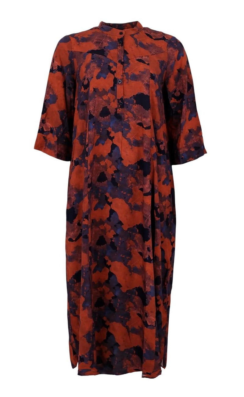 Black Colour Kjole - Kenna - Rust
