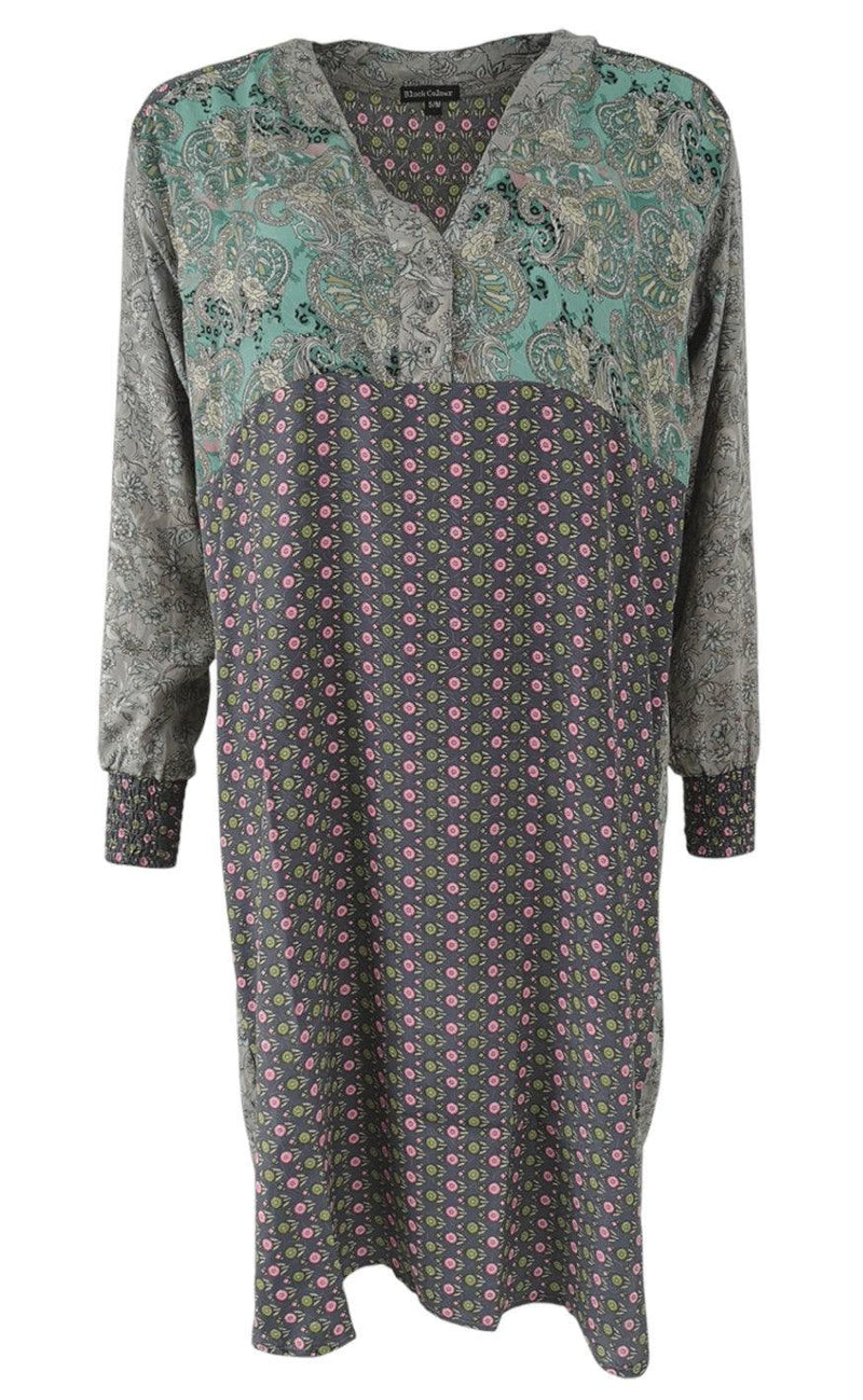 Black Colour Kjole - Luna Long Kaftan - Poetry Dove