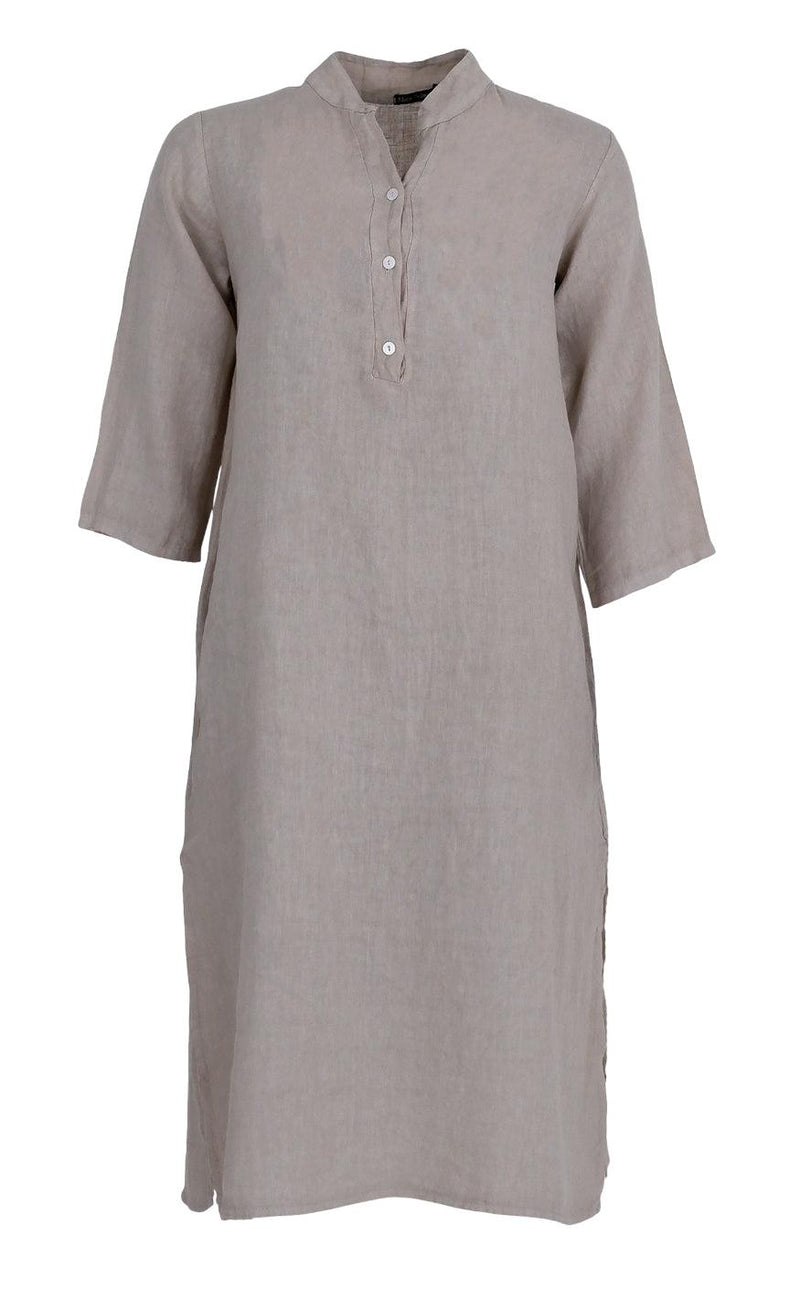 Black Colour Kjole - Melina - Beige
