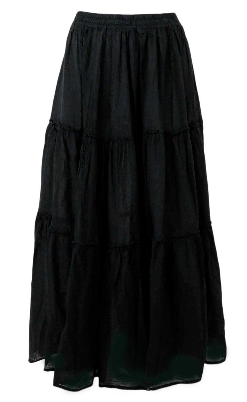 Black Colour Nederdel - Adelaine - Black