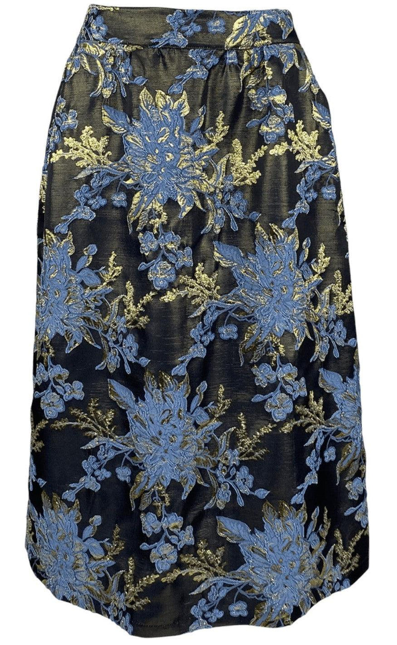 Black Colour Nederdel - Anabella - Blue