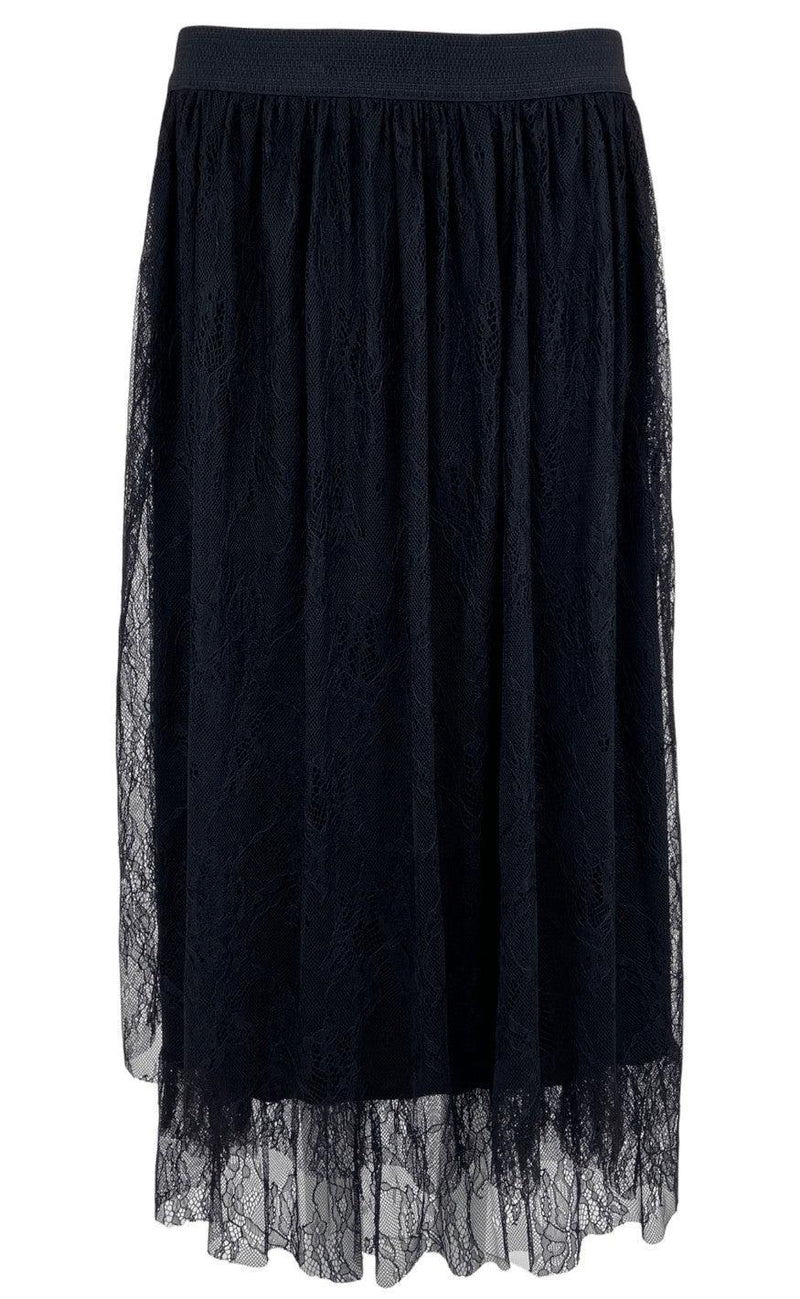 Black Colour Nederdel - Saga - Black