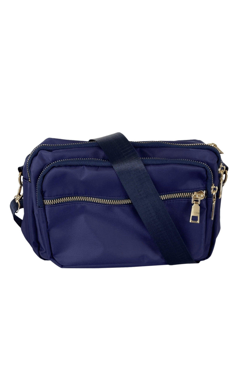 Black Colour Taske - Viggy Nylon Medium - Blue