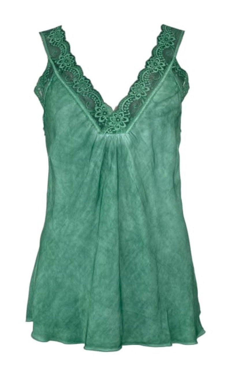 Black Colour Top - Bea - Mint Green
