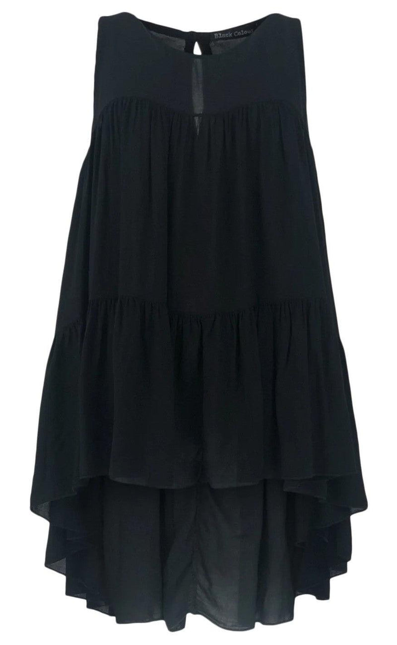 Black Colour Top - Kamma - Black