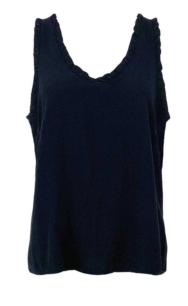 Black Colour Top - Leane - Black