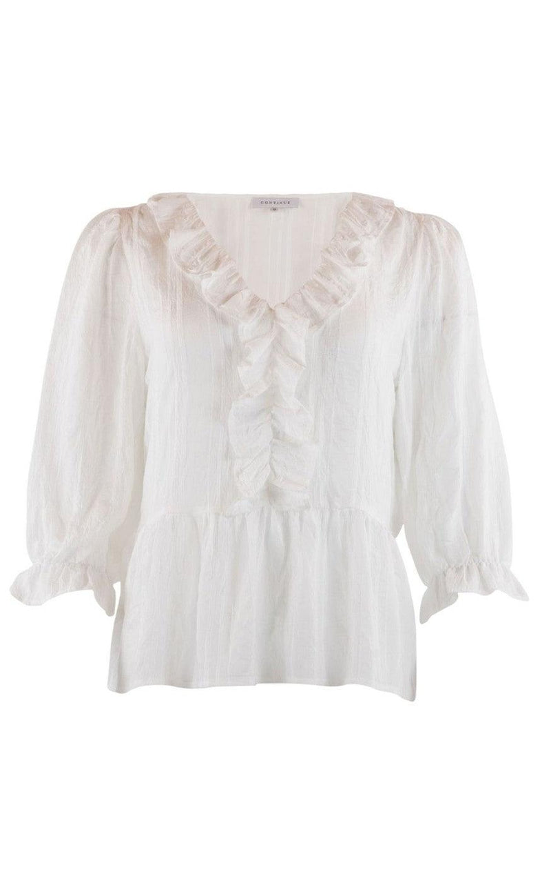 Continue Bluse - Kloe - White