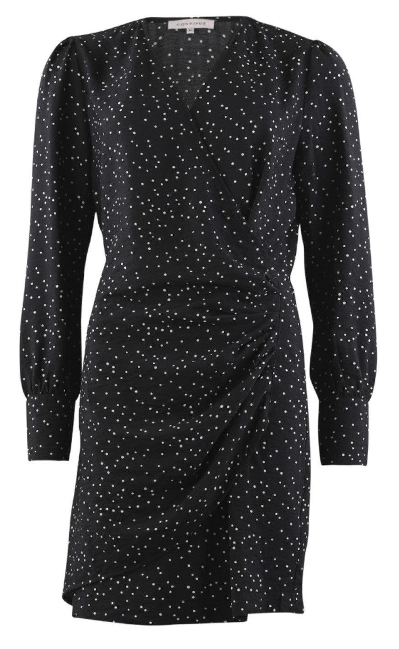Continue Kjole - Glam Dot - Black