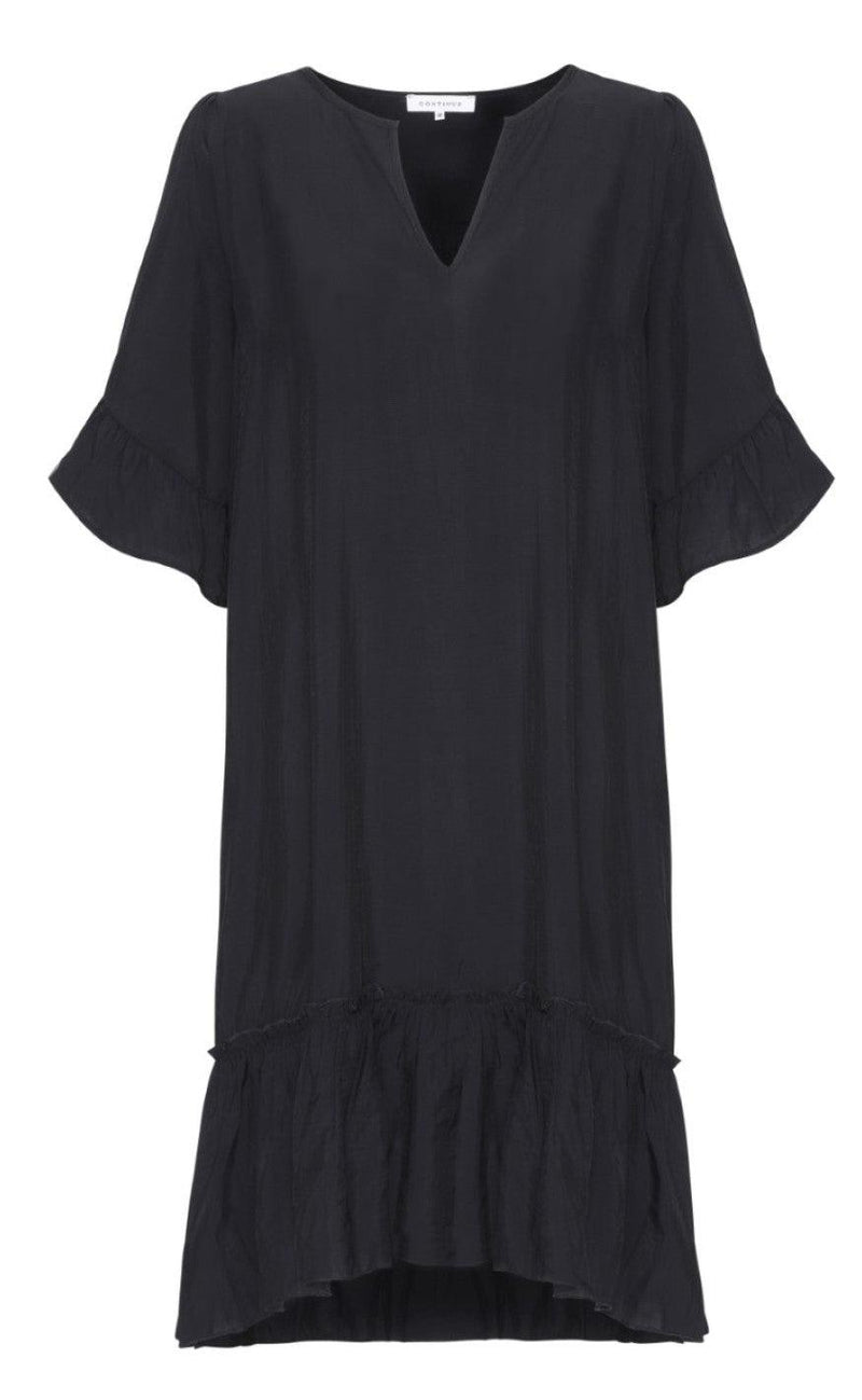 Continue Kjole - Thyra Short - Black