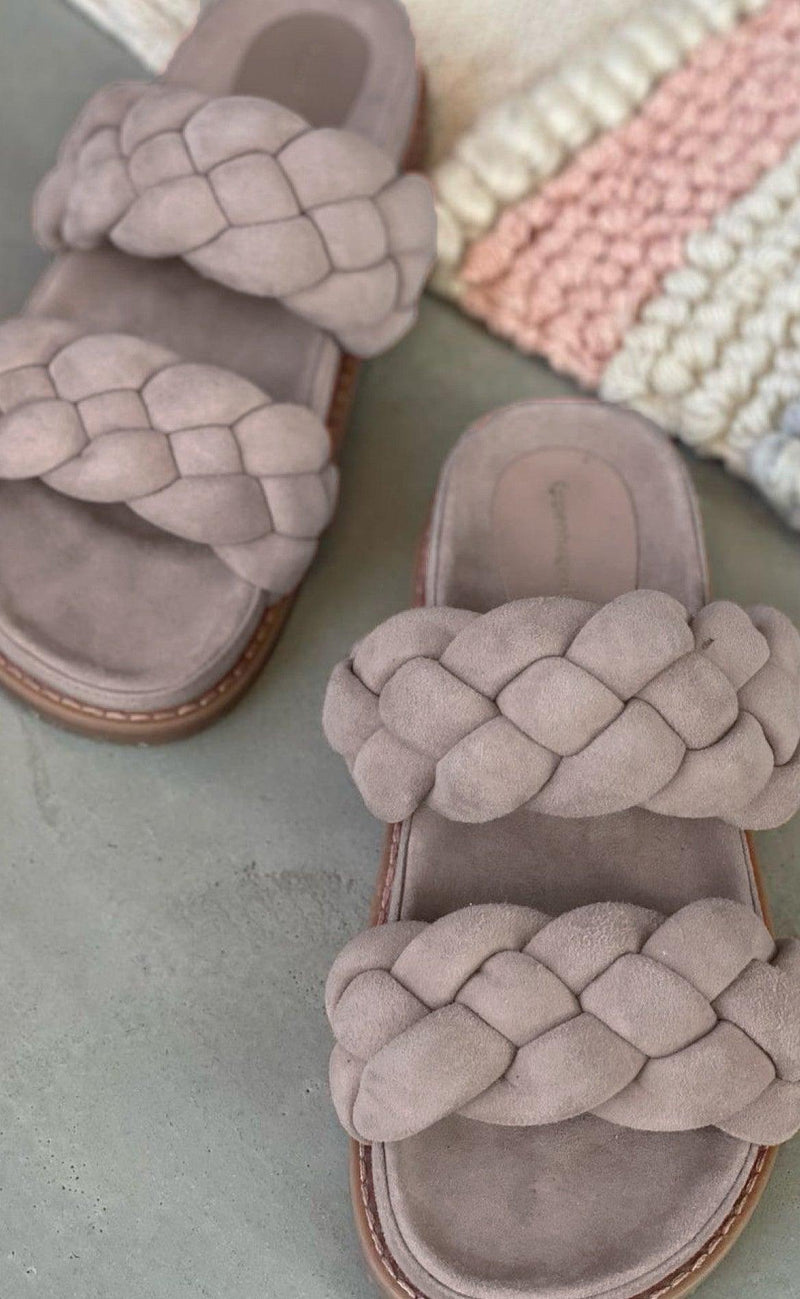 Copenhagen Shoes Sandal - Fashionista Suede - Biscuit