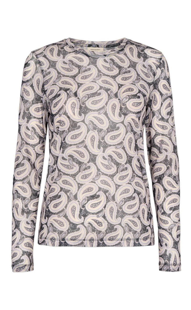 Freequent Bluse - Barbine - Lavender Mix