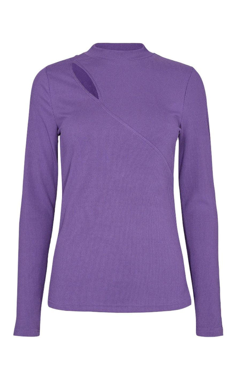 Freequent Bluse - Elduna - Purple Sapphire