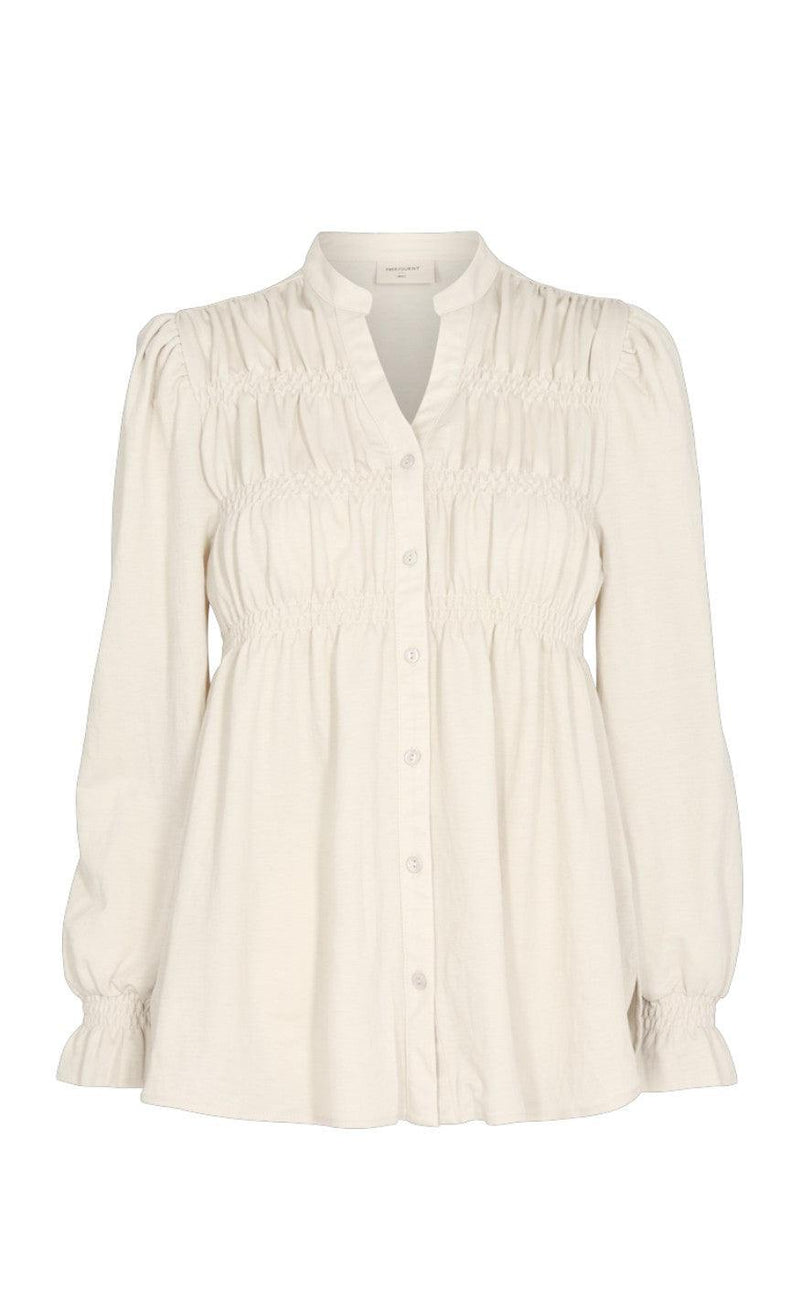 Freequent Bluse - Filan - Moonbeam Melange