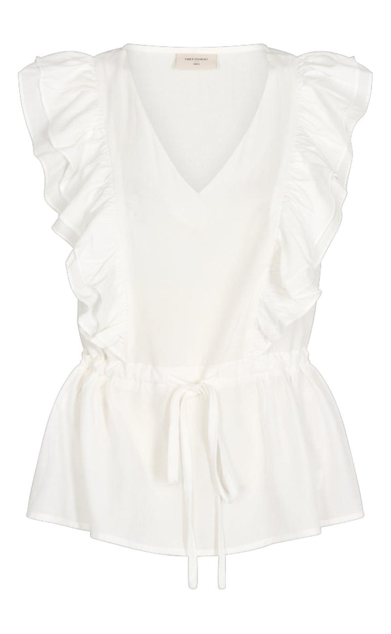Freequent Bluse - Lollo - Off White