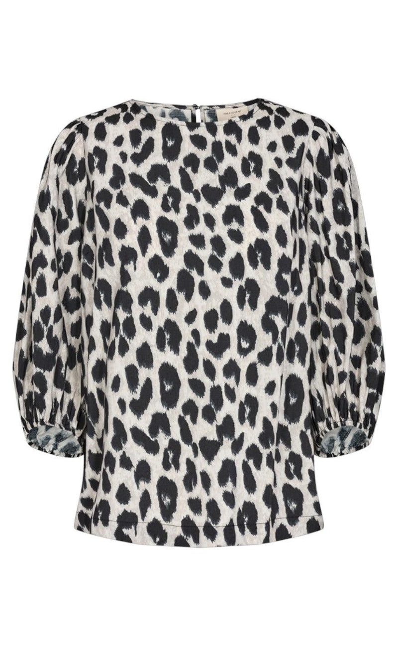 Freequent Bluse - Tidi - Smoked Pearl Mix