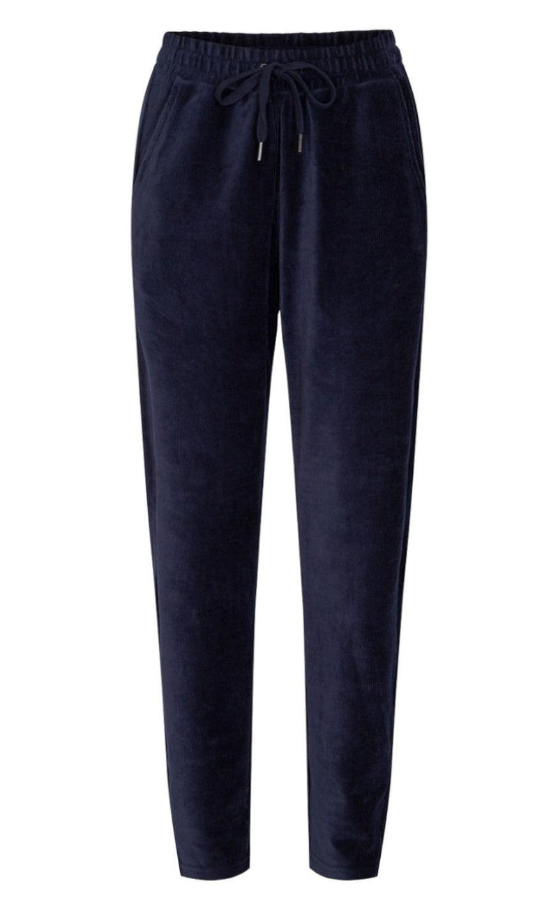 Freequent Bukser - Irene Stripes - Navy