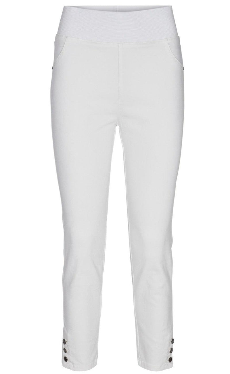 Freequent Bukser - Shantal 7/8 Button - Brilliant White