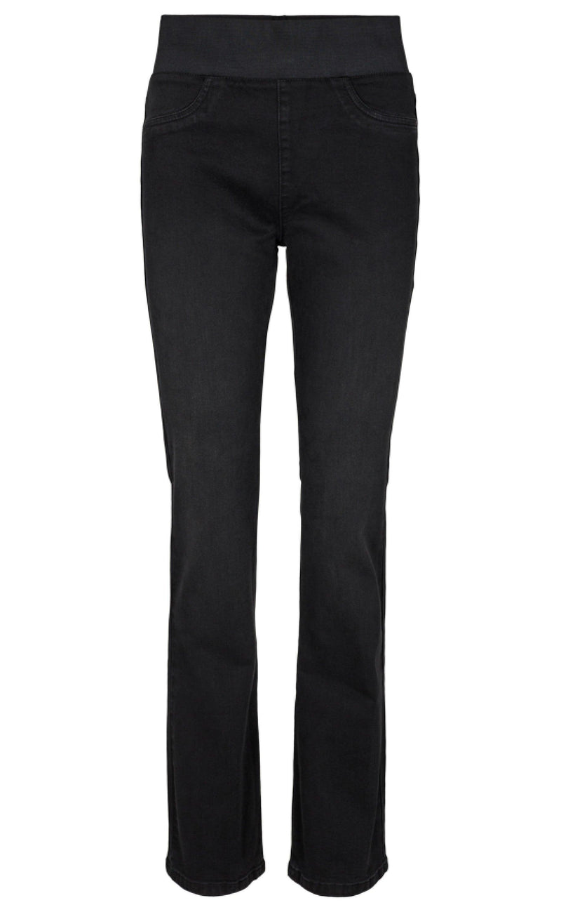 Freequent Bukser - Shantal Bootcut - Black Denim