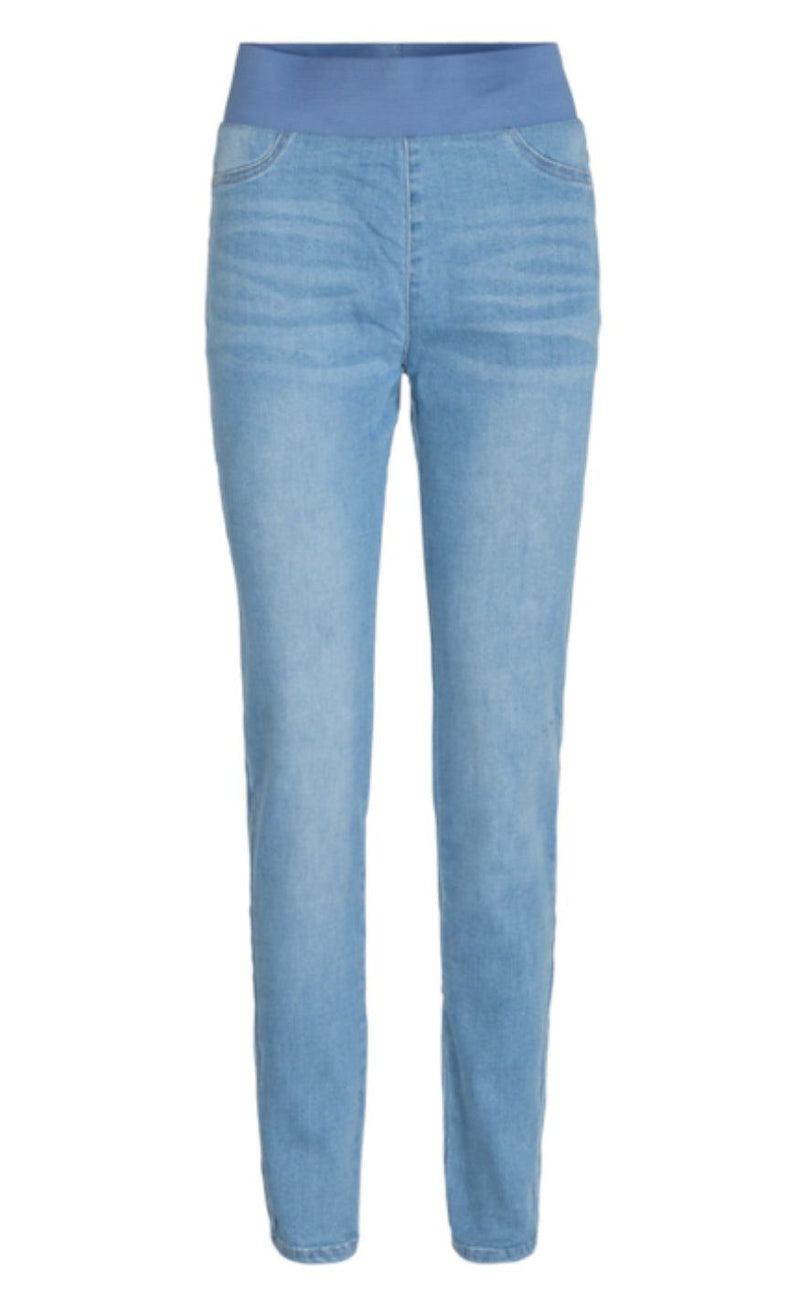 Freequent Bukser - Shantal Denim - Light Blue