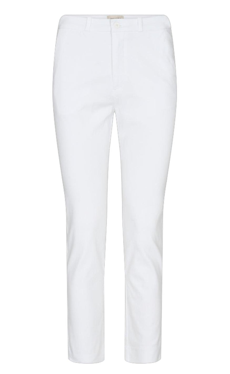Freequent Bukser - Solvej Ankle - Brilliant White