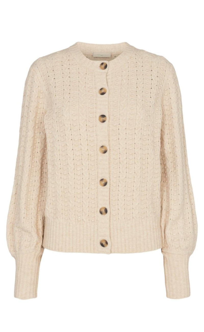 Freequent Cardigan - Claura - Birch Melange