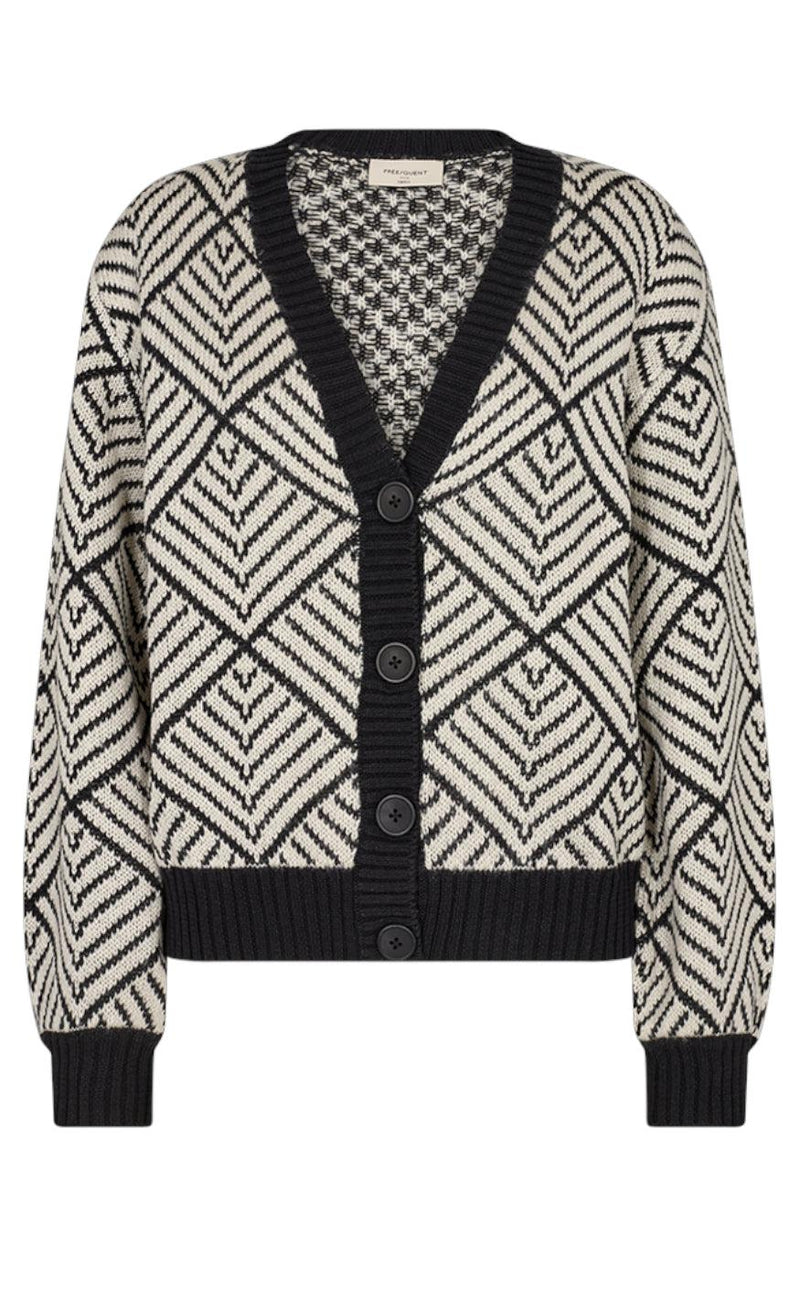 Freequent Cardigan - Just - Black Moonbeam