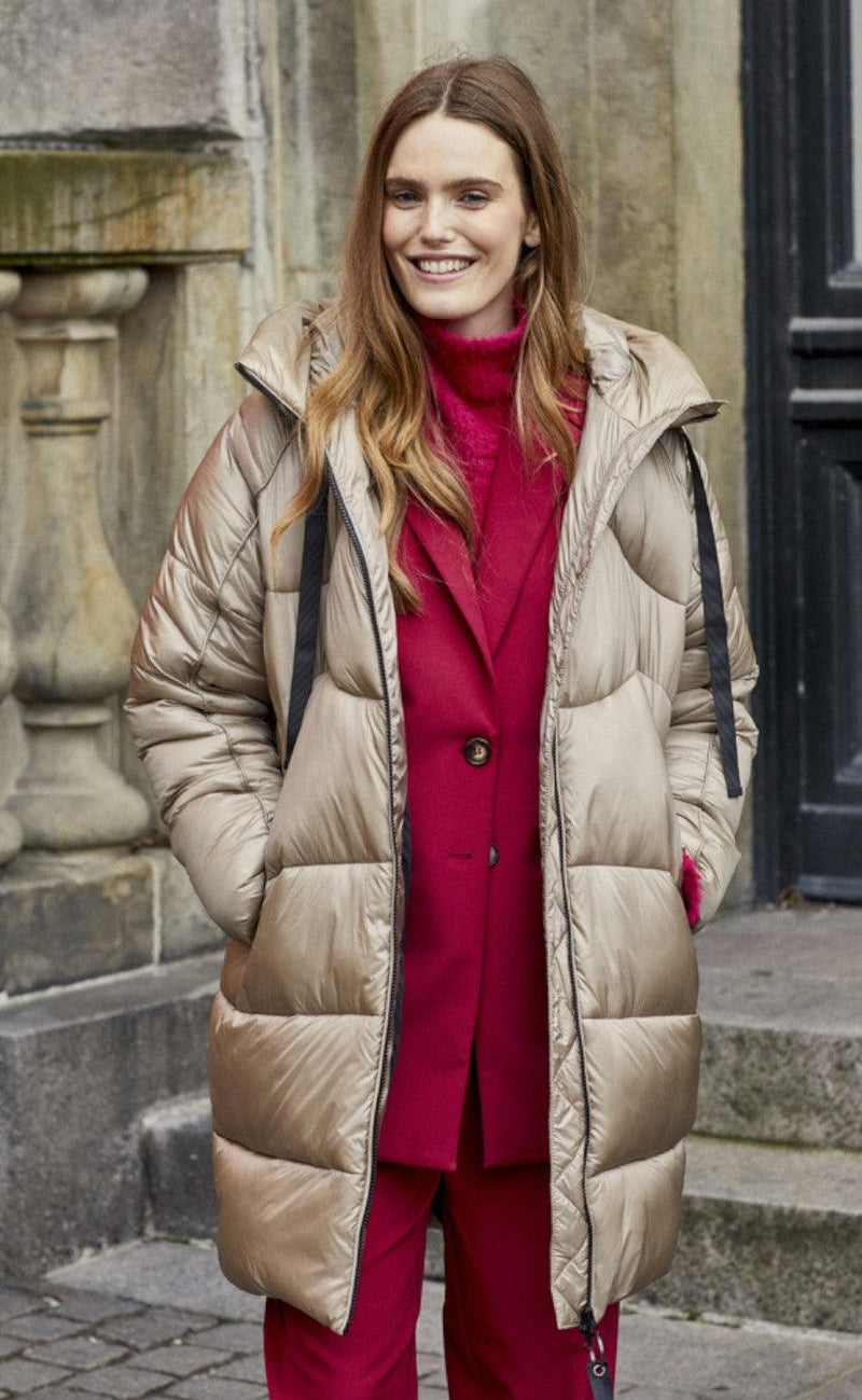 Freequent Jakke - Bronx - Silver Mink