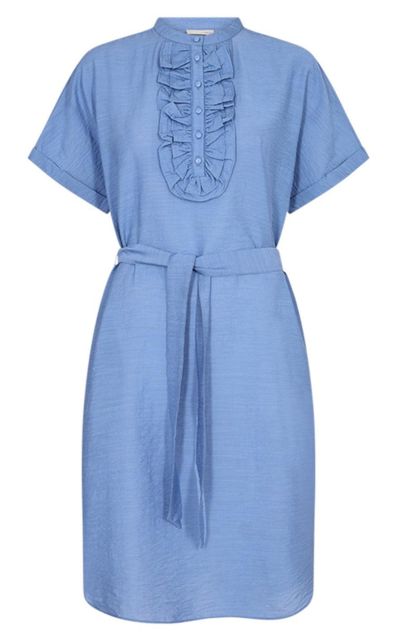 Freequent Kjole - Laviva - Chambray Blue