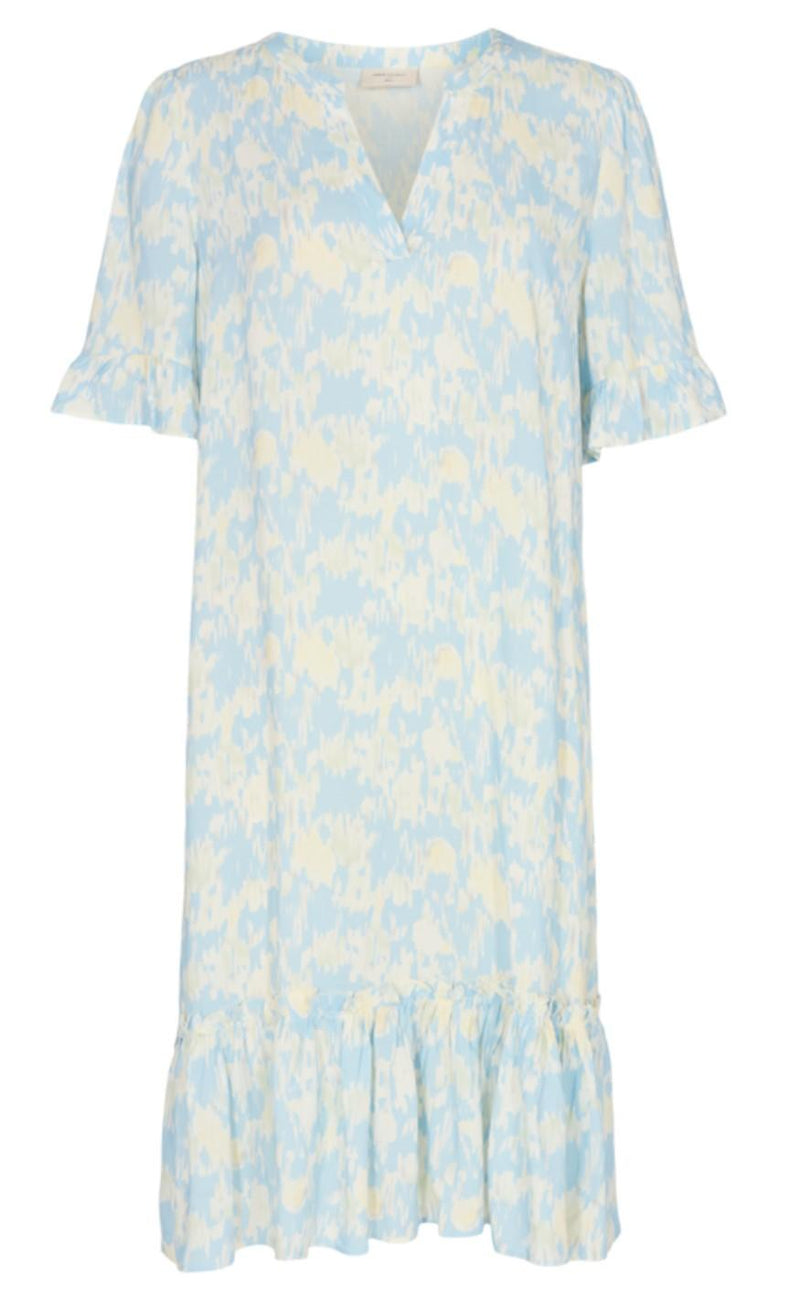 Freequent Kjole - Suralda - Chambray Blue Mix