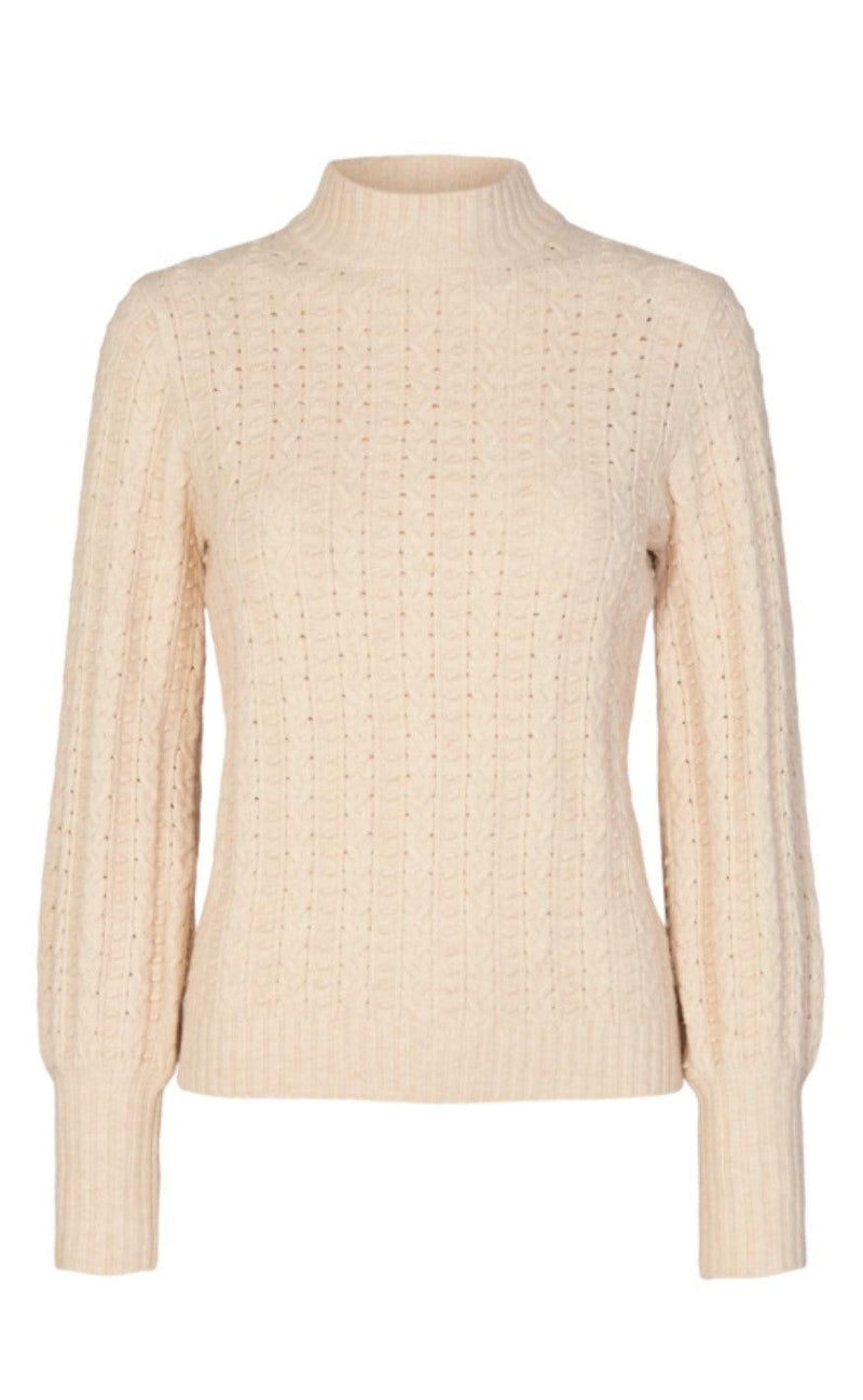 Freequent Pullover - Claura - Birch Melange
