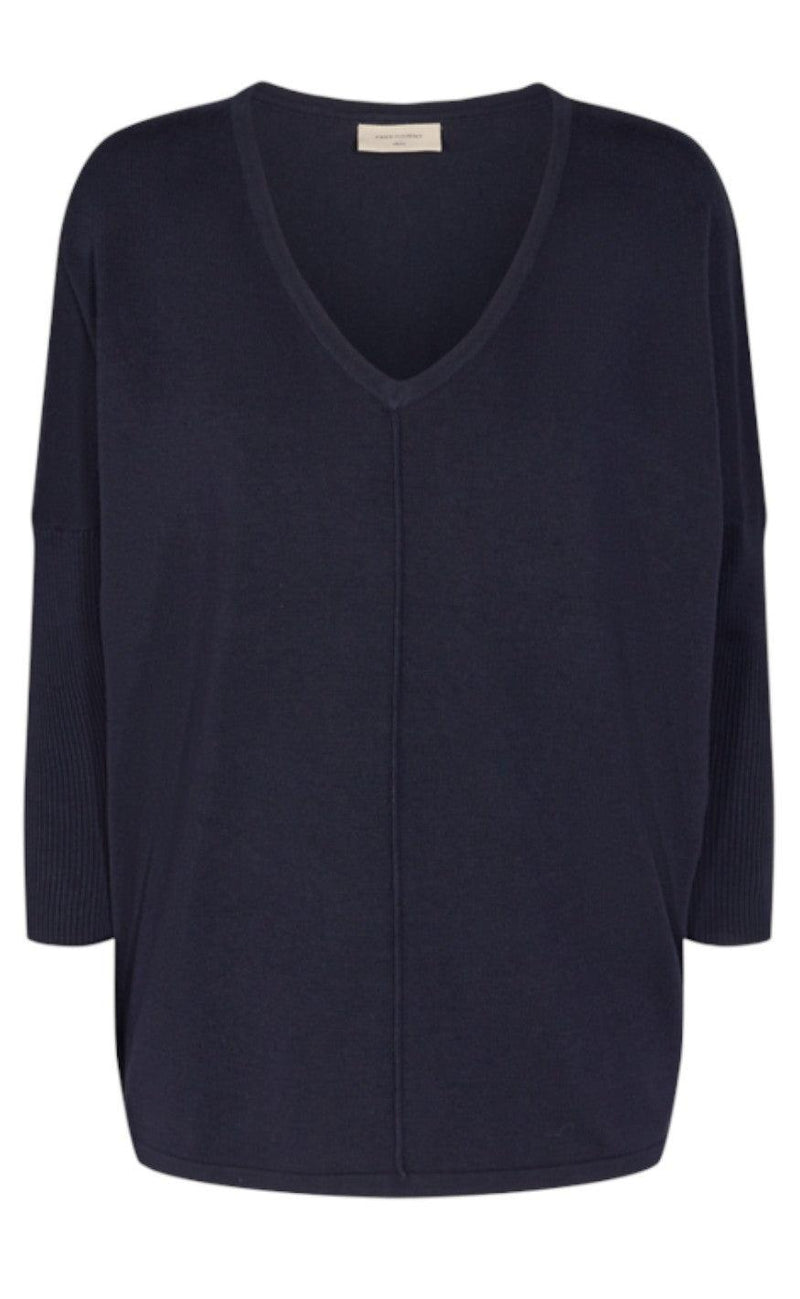Freequent Pullover - Jone V - Navy