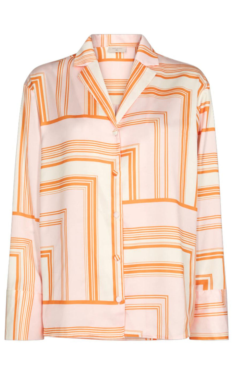 Freequent Skjorte - Semia - Flame Orange