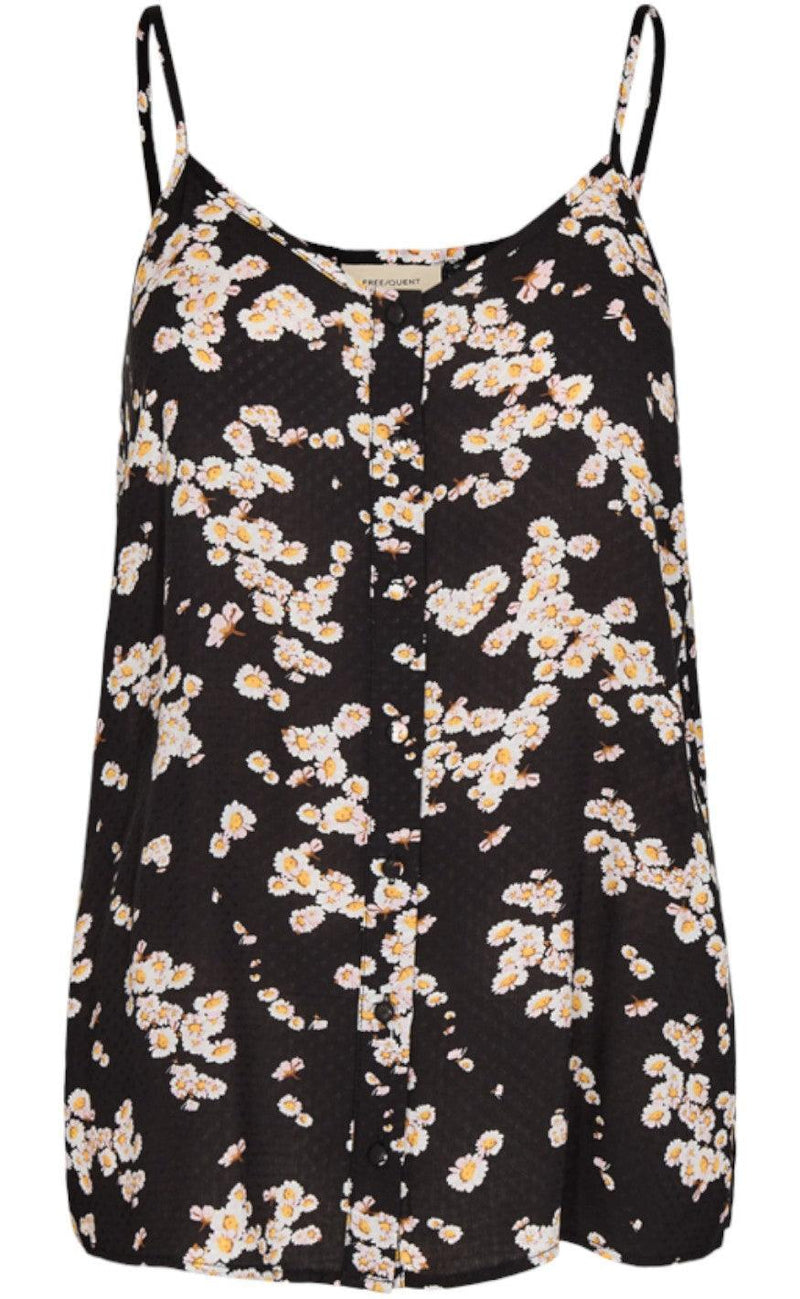 Freequent Top - Adney - Black Mix