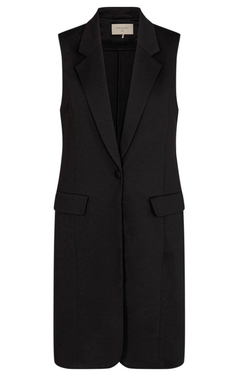 Freequent Vest - Nanni Long - Black