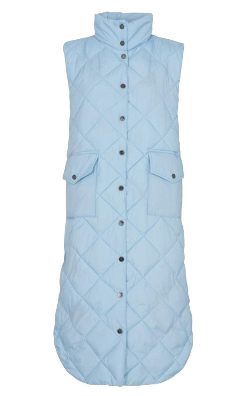 Freequent Vest - Olga - Chambray Blue