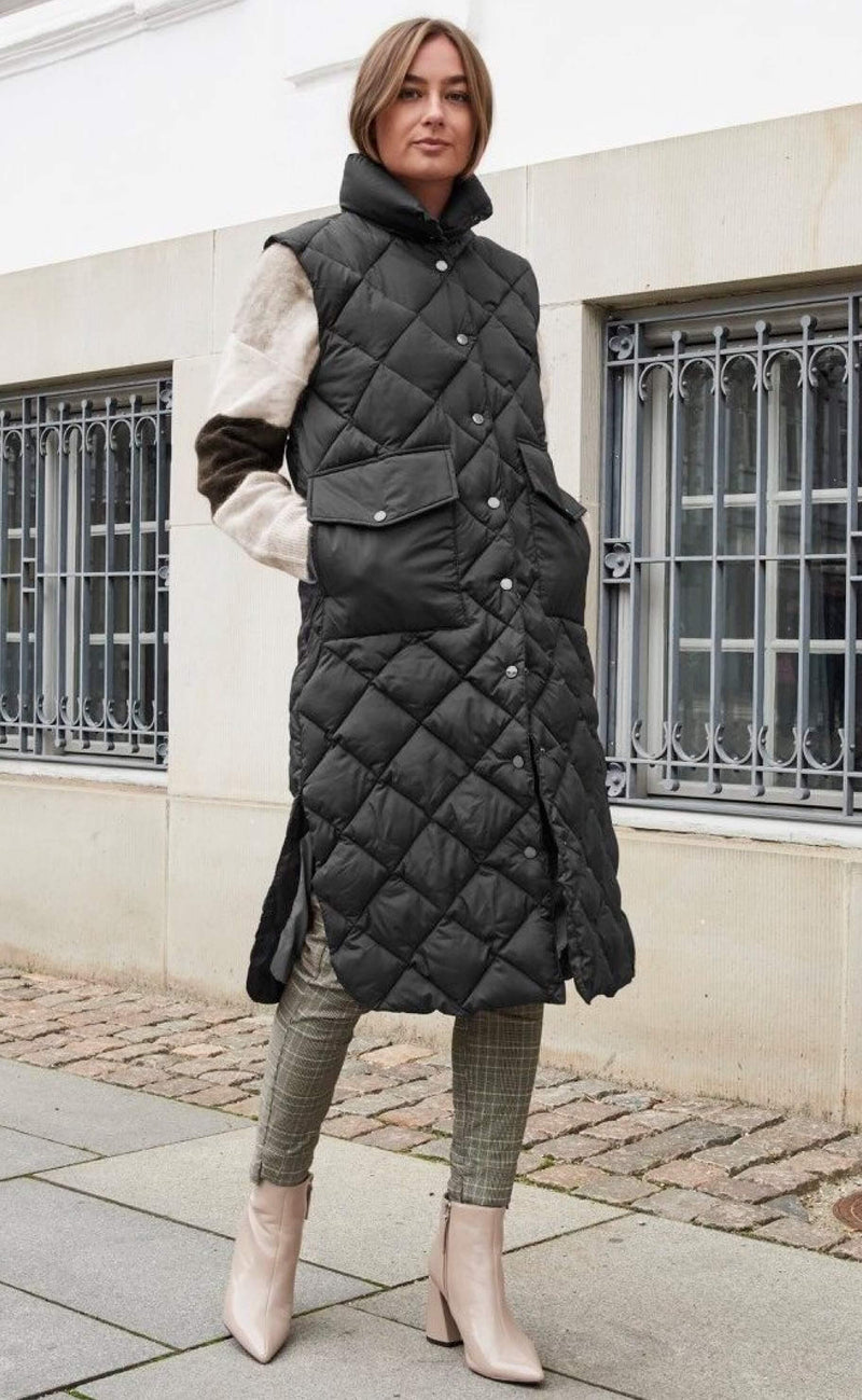 Freequent Vest - Olga Long - Black