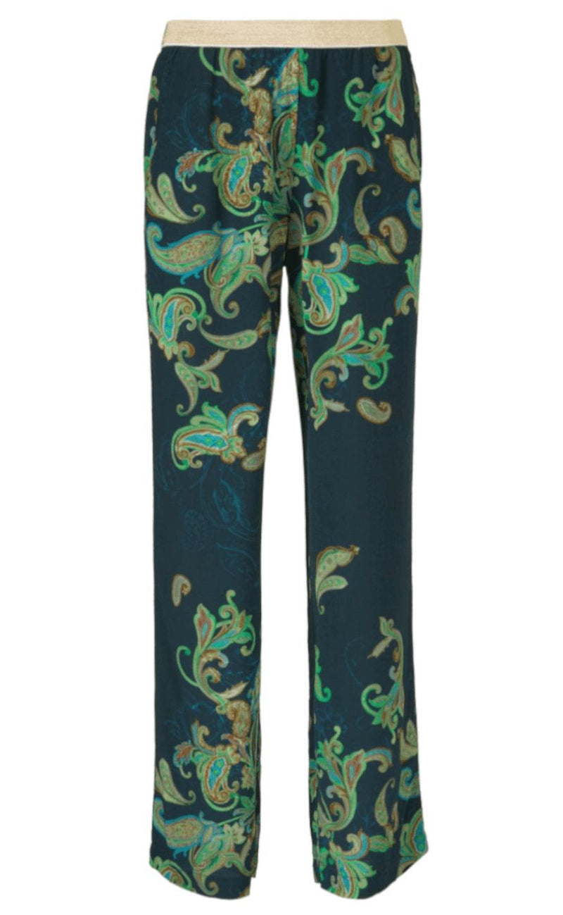Gustav Bukser - Wide Leg Printed - Midnight