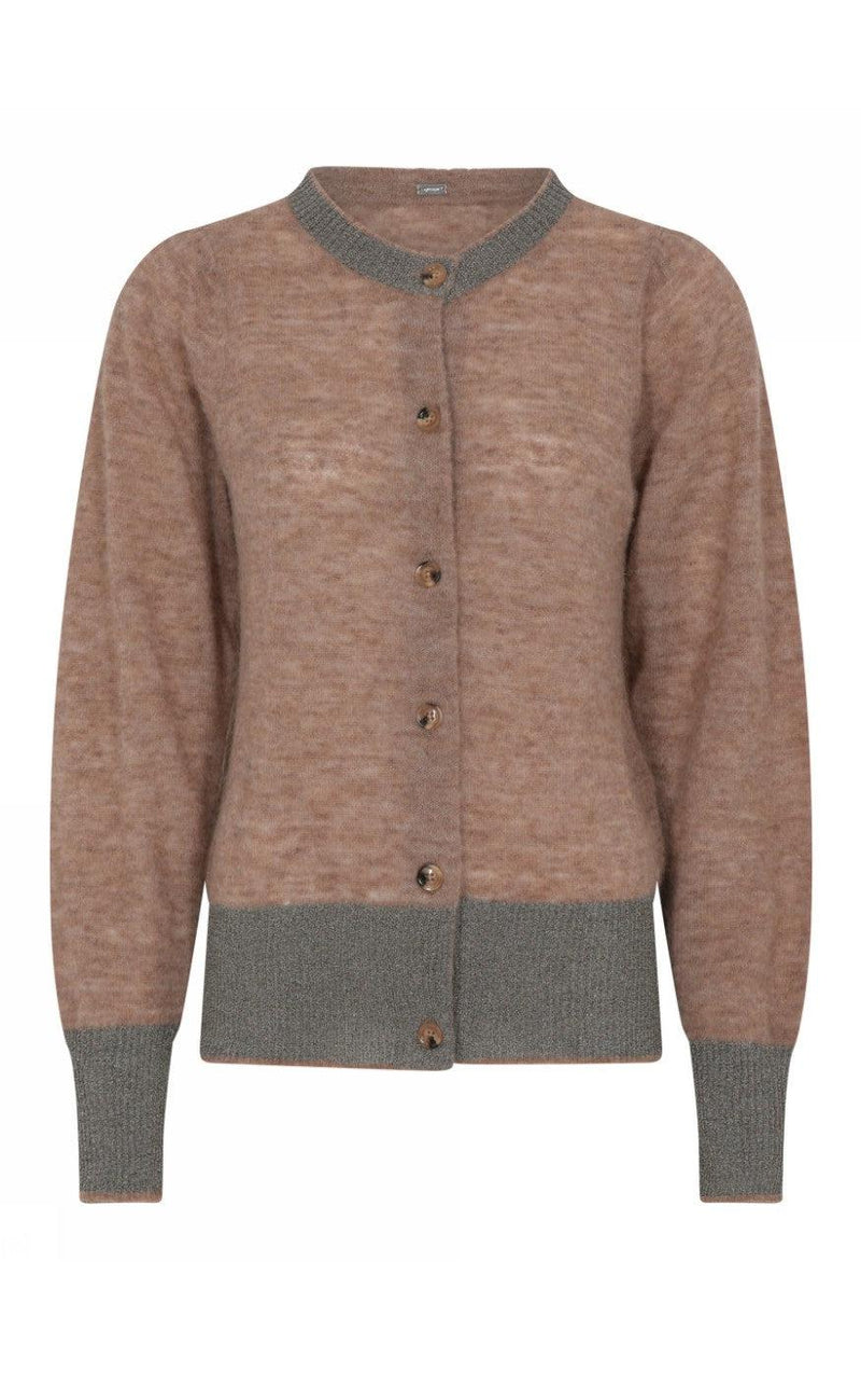 Gustav Cardigan - Gry - Rouge