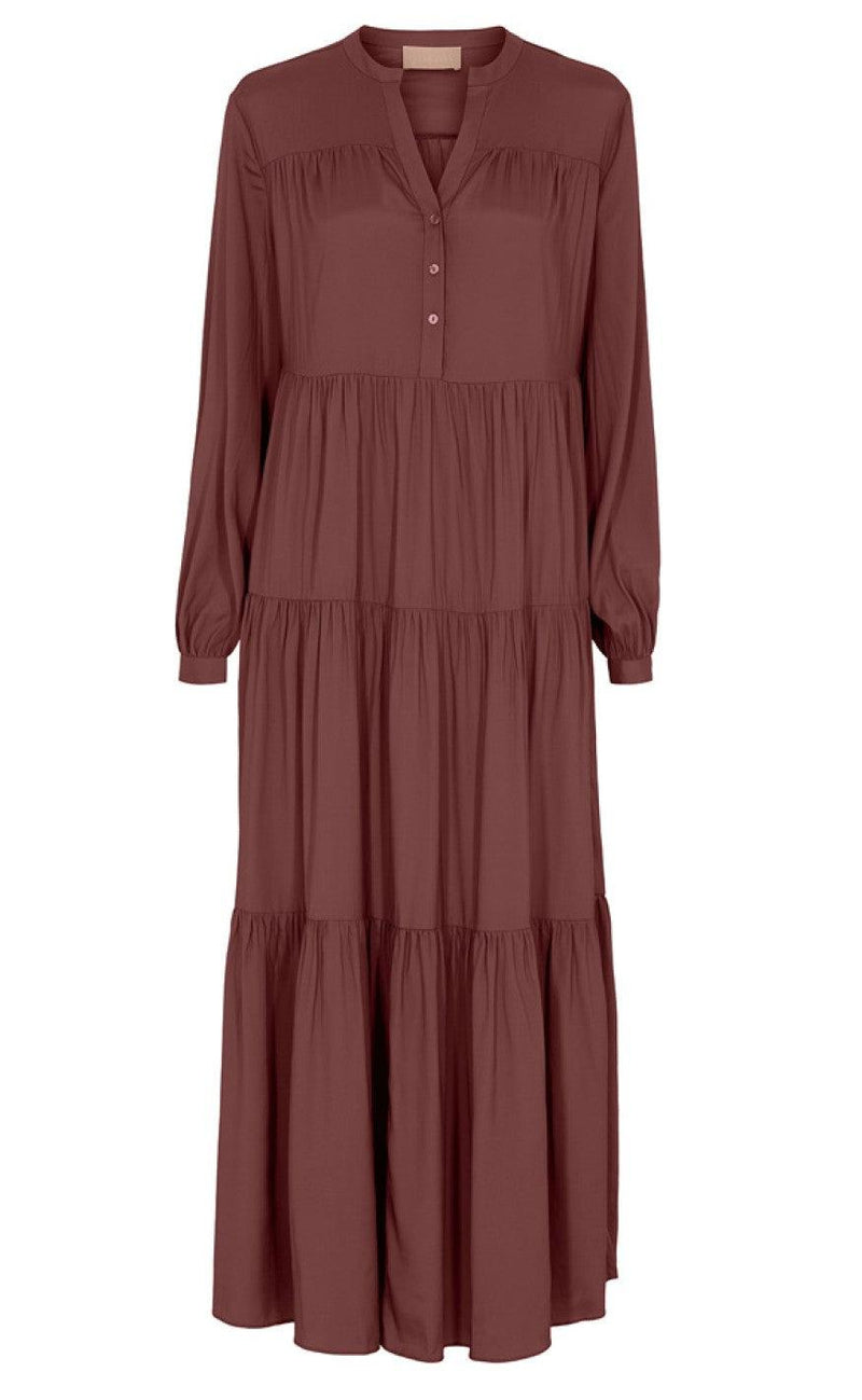 Gustav Kjole - Brooklyn Long Frill - Tofffee