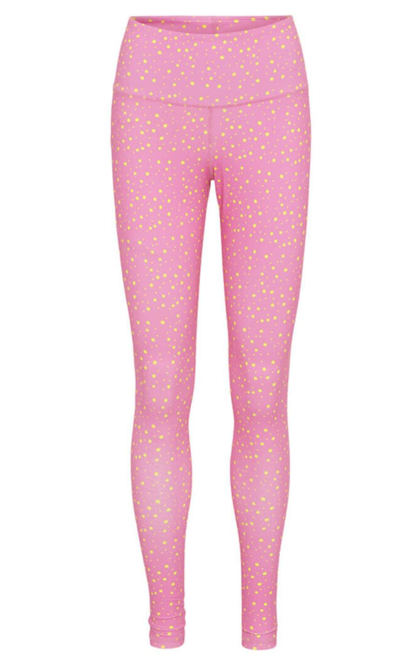 Hunkøn Leggings - Panni - Rose/Yellow