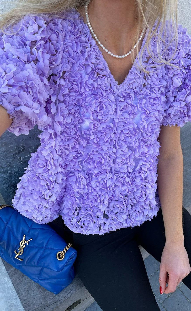 Hunkøn Top - Leia - Lavender