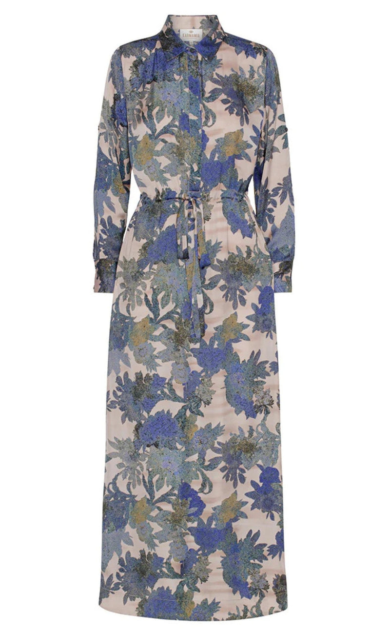 Karmamia Copenhagen Kjole - Nakita - Indigo Flower