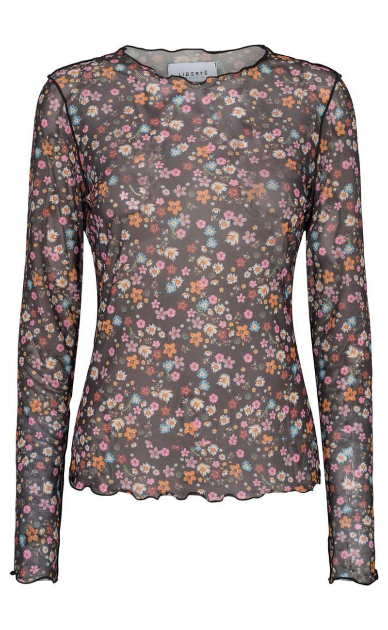 Liberte Bluse - Mesh - AW Flower