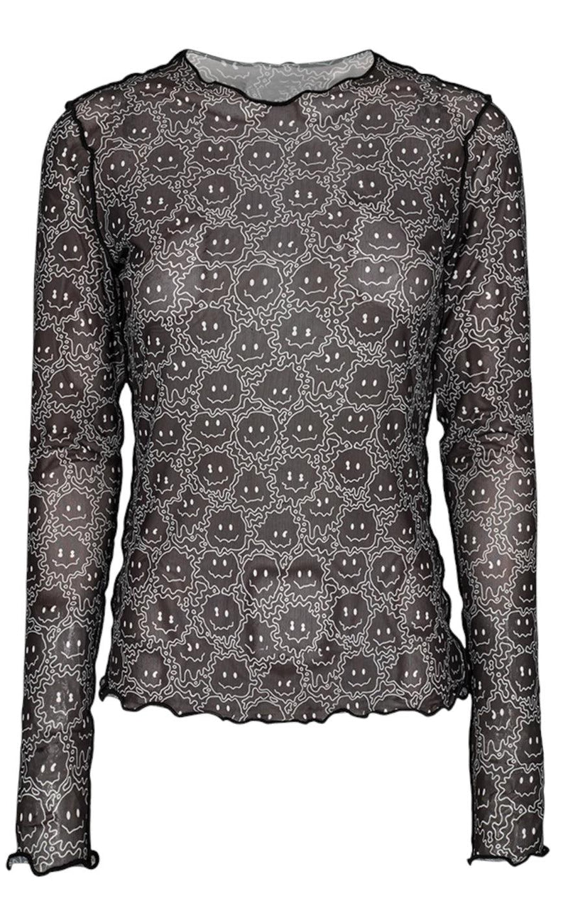 Liberte Bluse - Mesh - Twisted Smiley