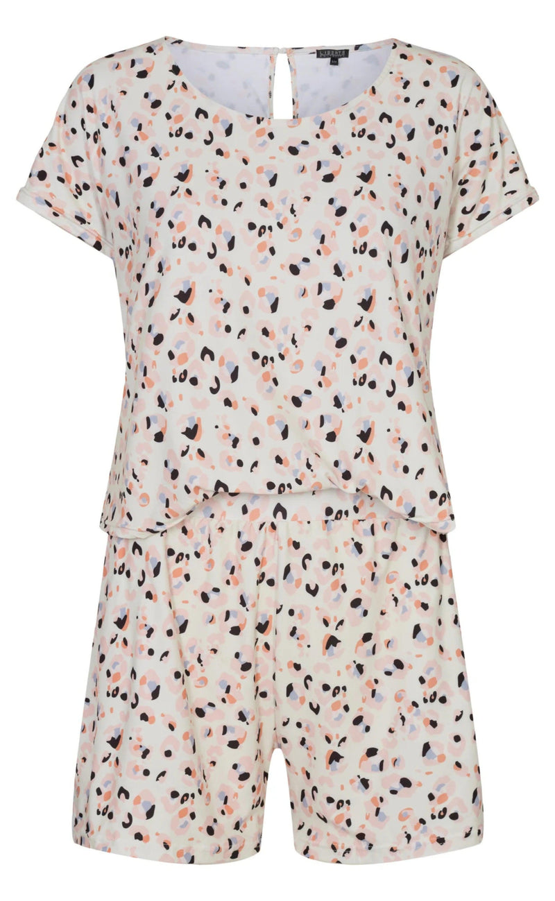 Liberte Jumpsuit - Alma Short - Pastel Leo