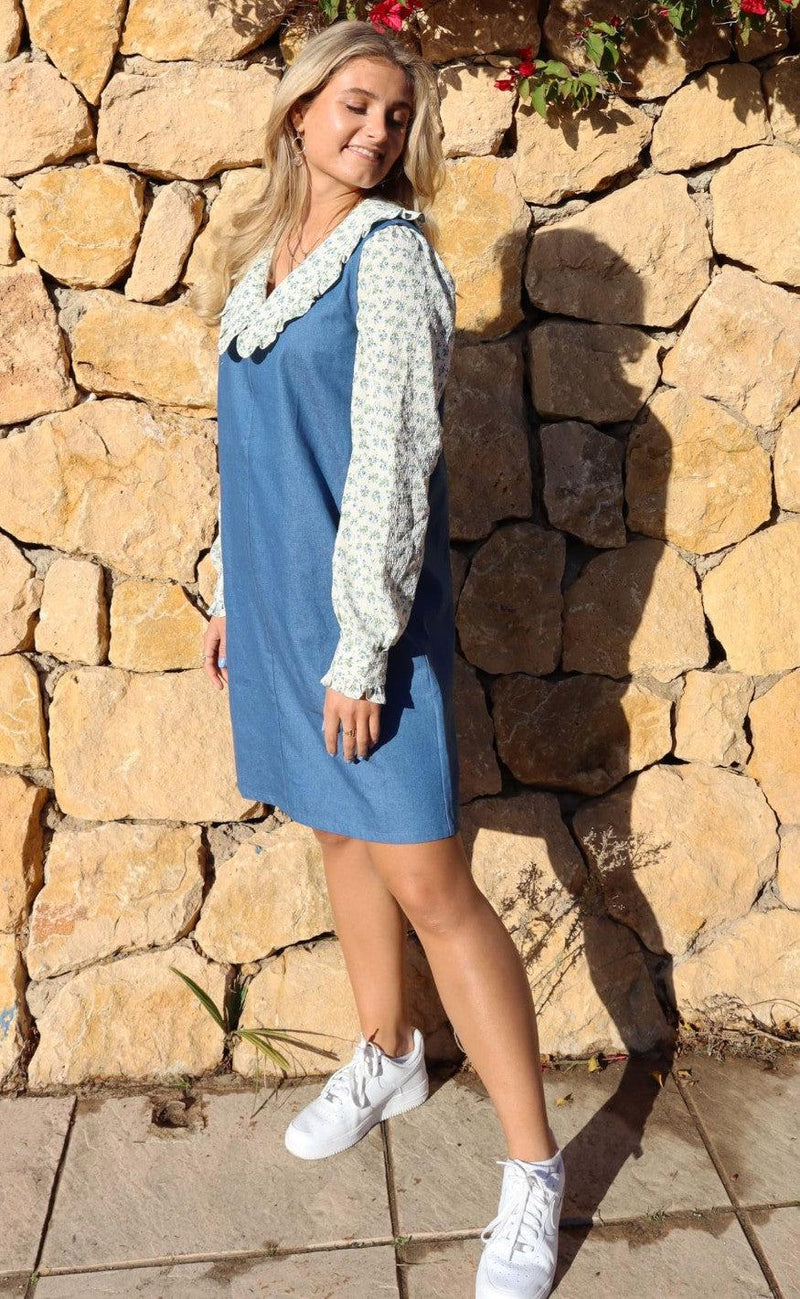 Liberte Kjole - Dibby - Blue Denim