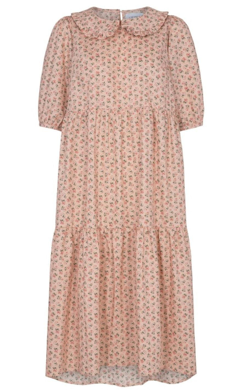 Liberte Kjole - Vallie - Dusty Rose Flower